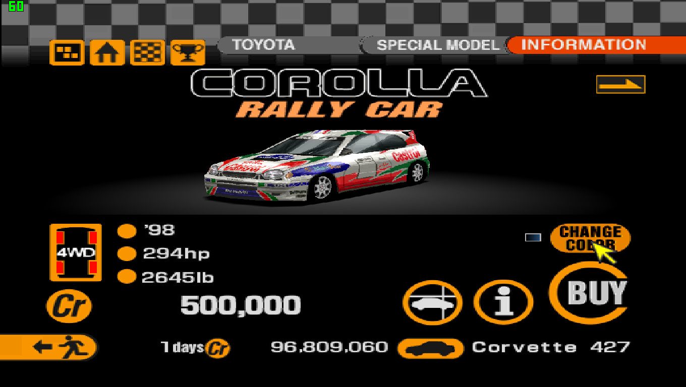 Toyota Corolla Rally Car