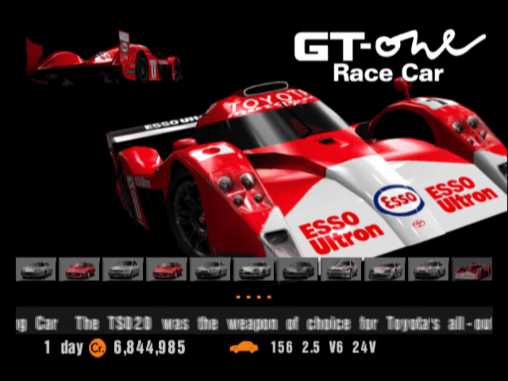 Toyota GT-One Race Car