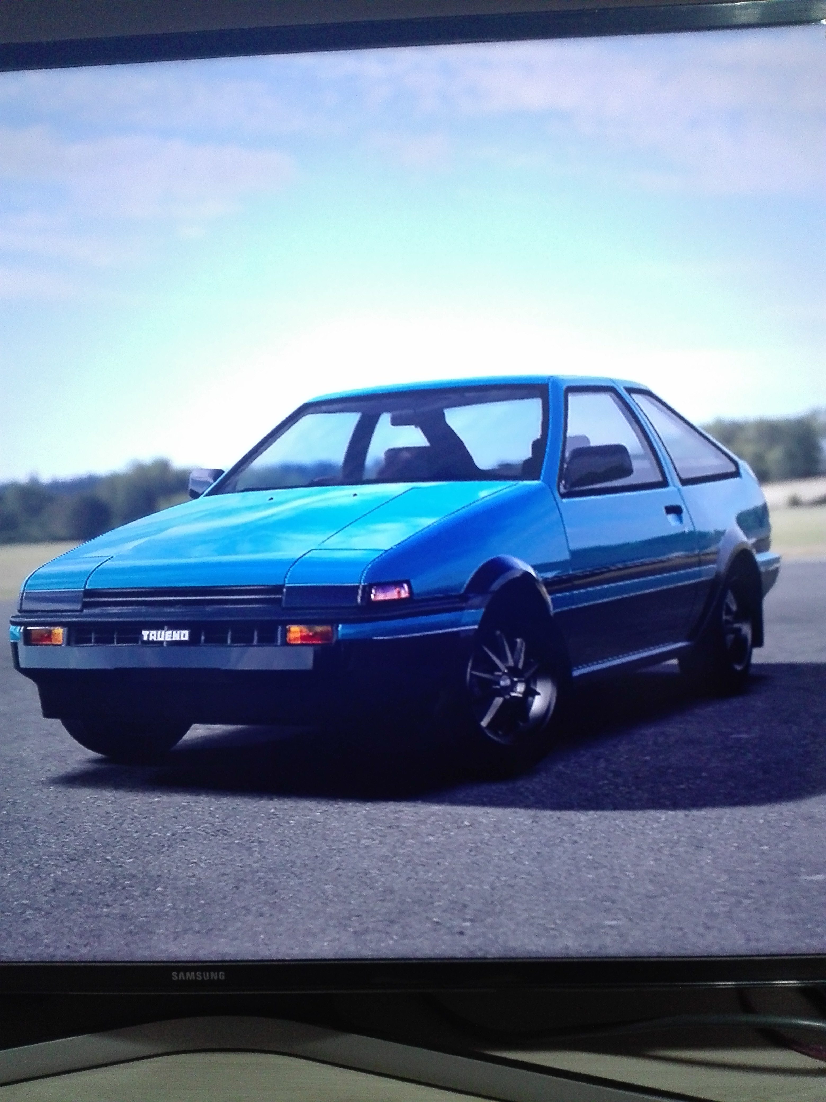 Toyota Sprinter Trueno GT-Apex AE86 light blue