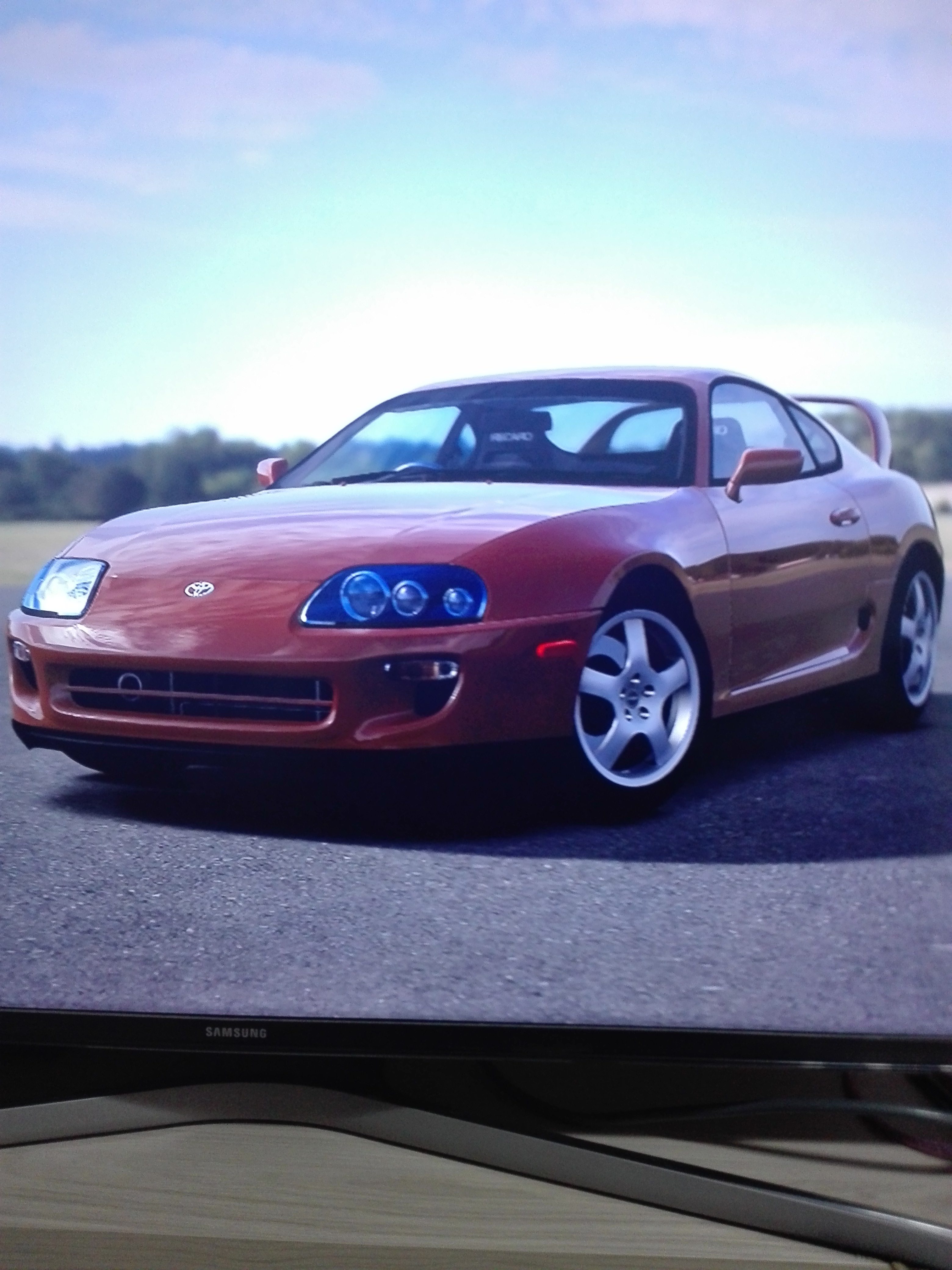 Toyota Supra RZ orange