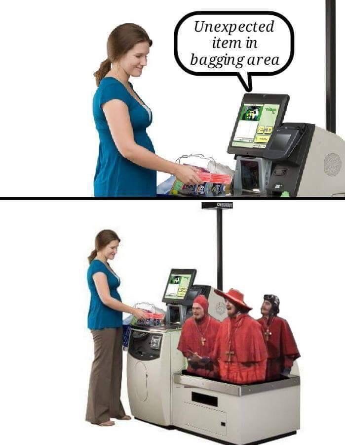 Unexpected item in bagging area