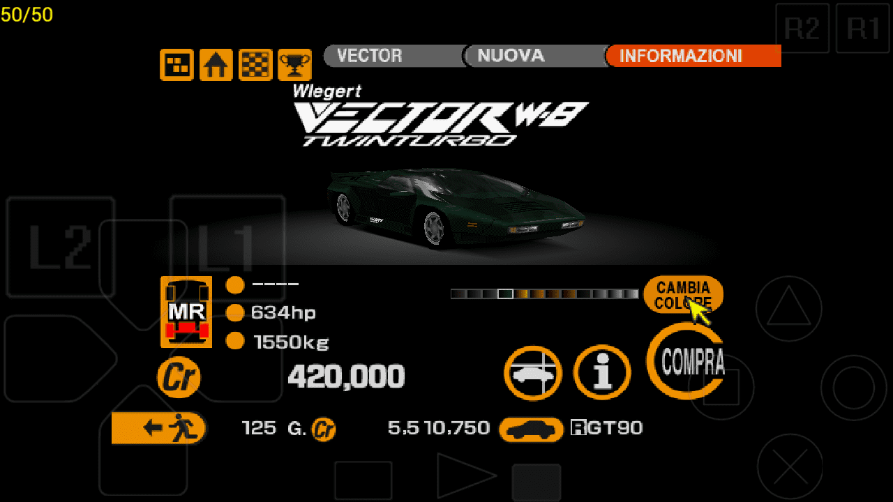 Vector Wiegert Vector W8 Twin Turbo Dark Green