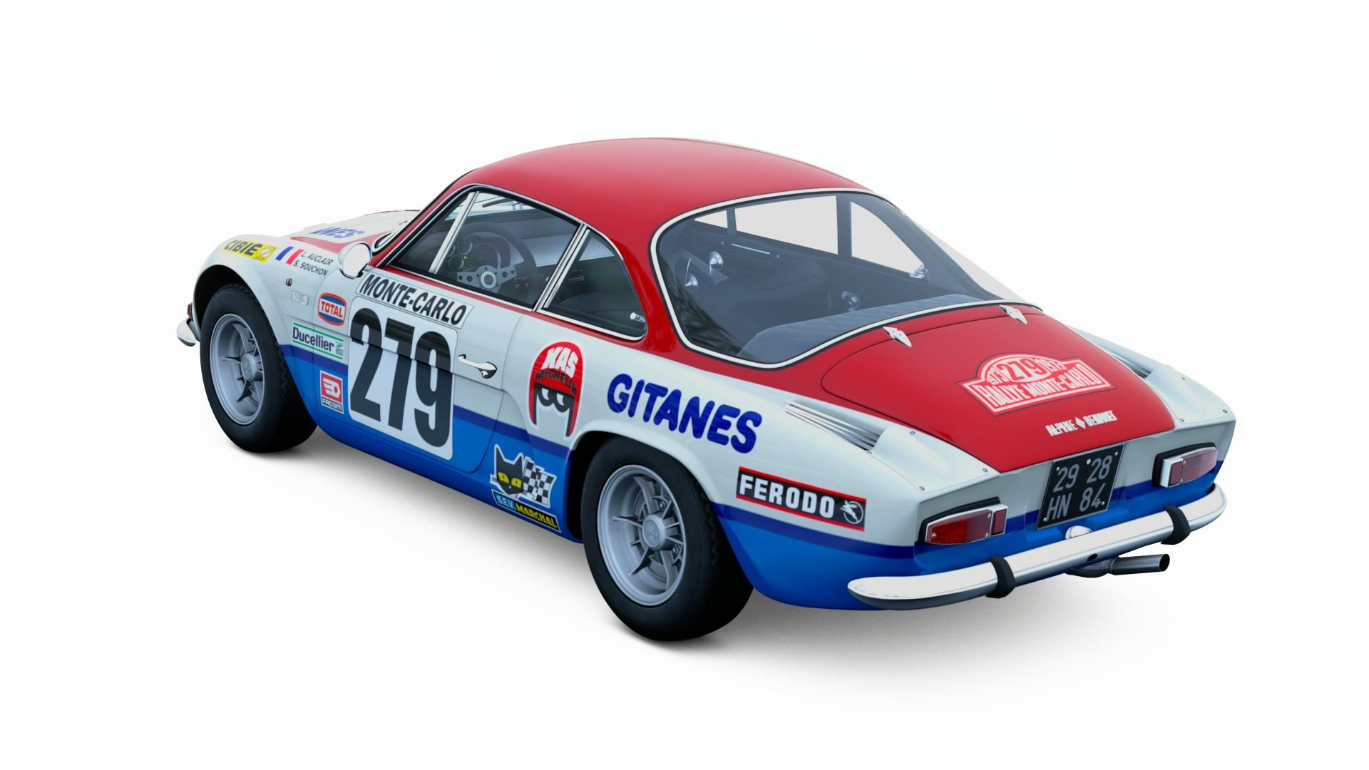 Vintage Road Racer A110 - Rear 3/4