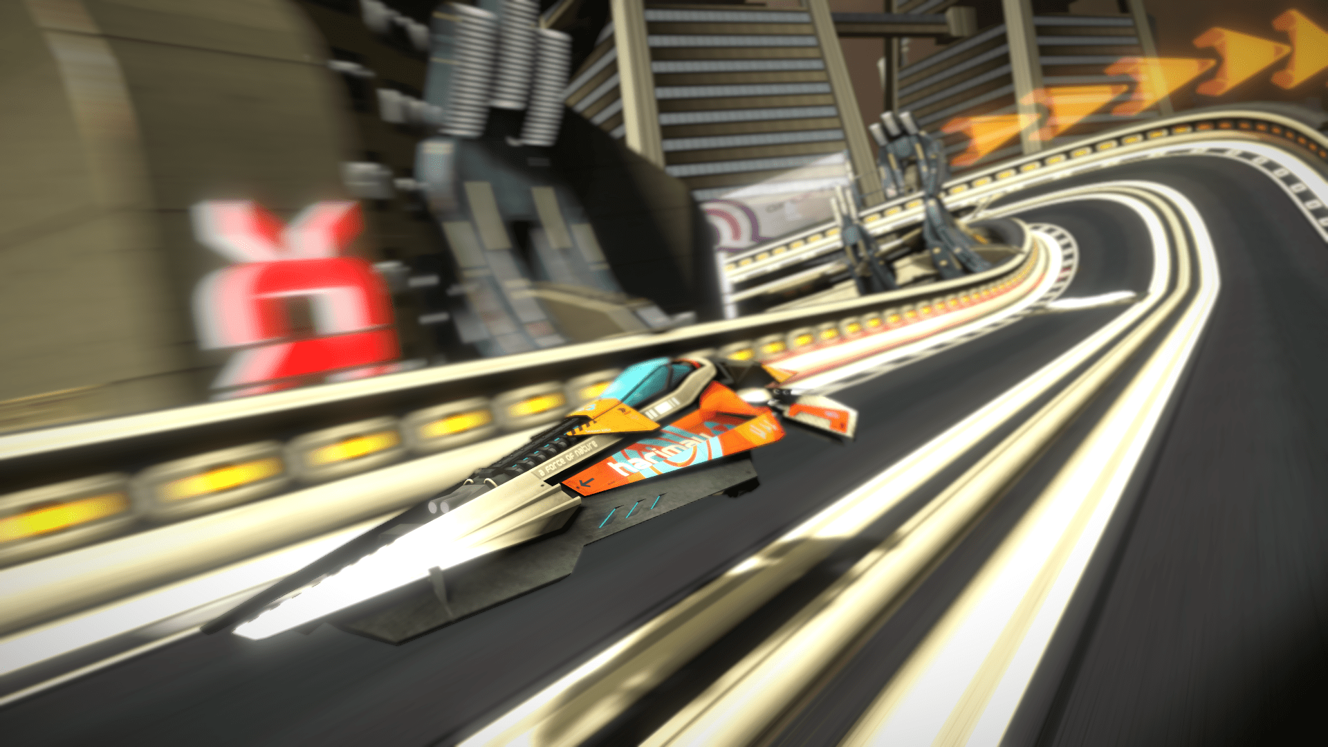 WipEout Omega Collection: Through Metropia comes Harimau