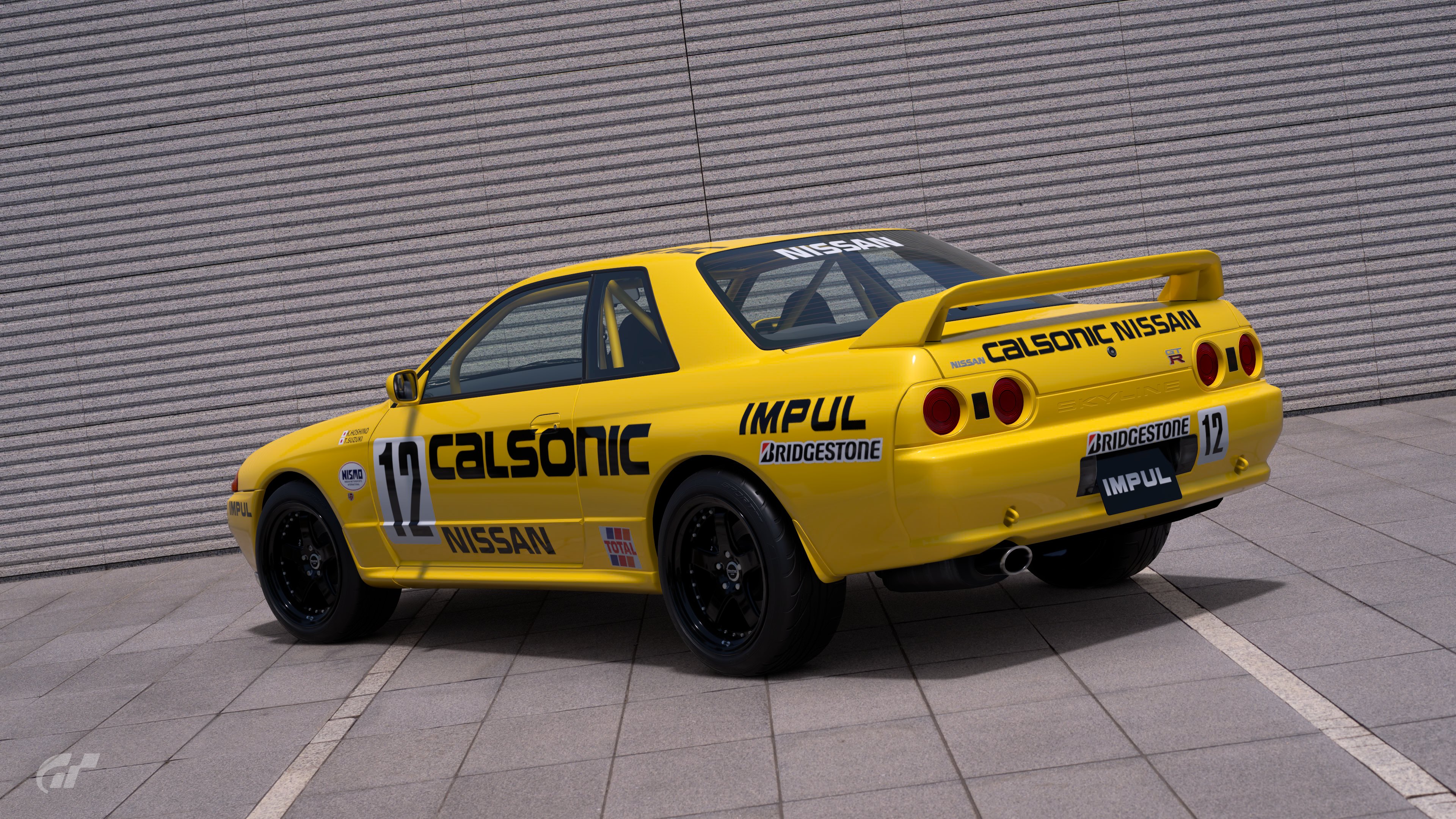 Yellow Calsonic R32 GT-R