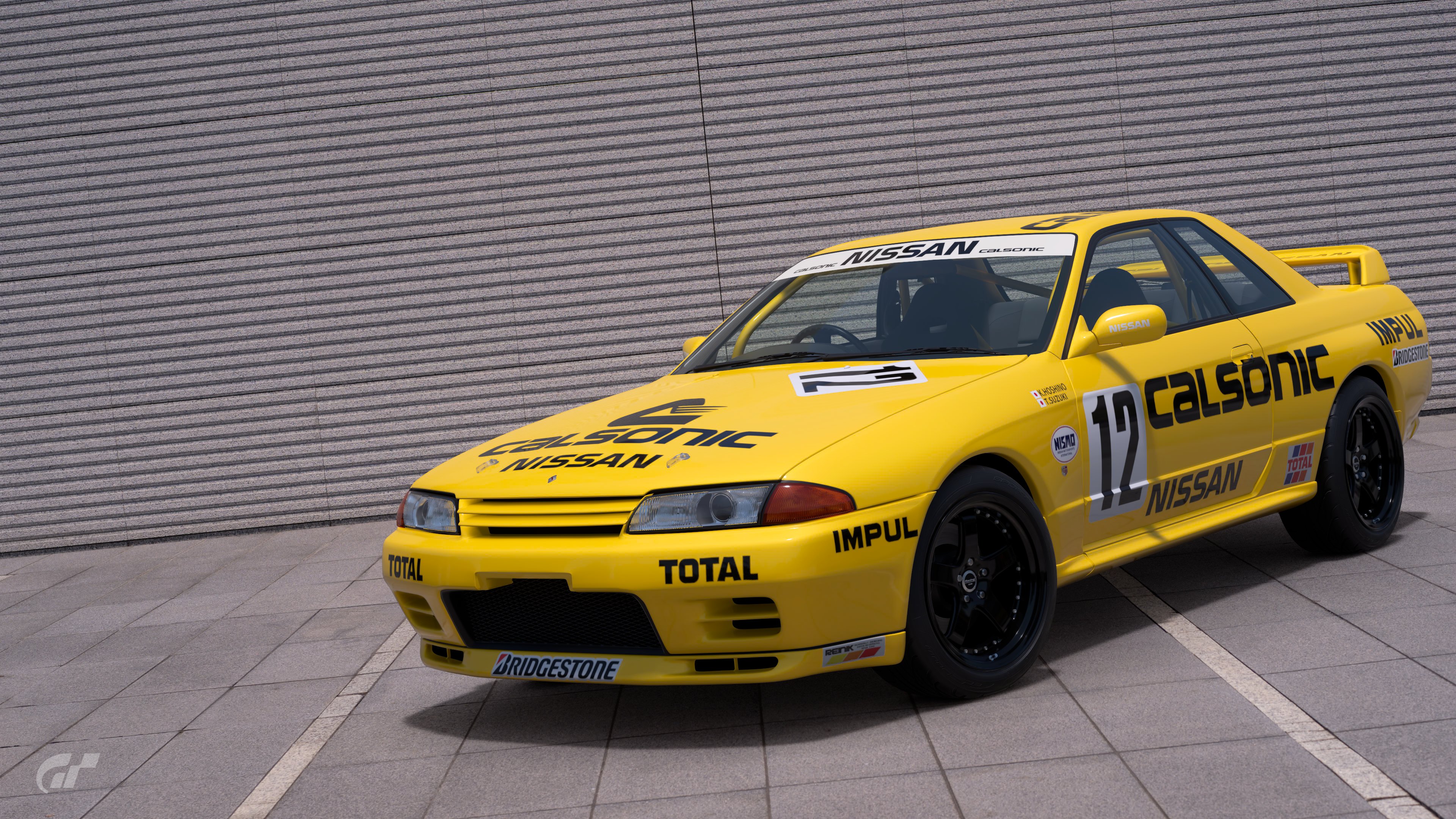 Yellow Calsonic R32 GT-R