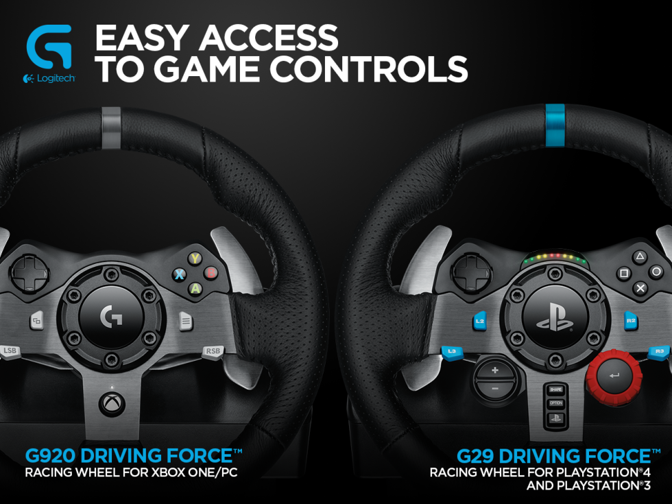 Logitech G29 Officially Announced for PS3 & PS4, G920 for Xbox One –  GTPlanet