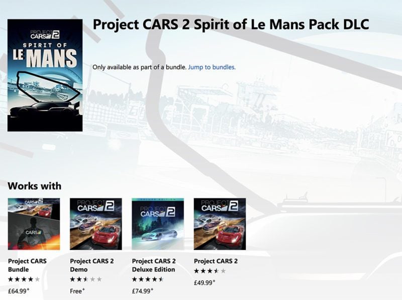 project cars 2 microsoft store