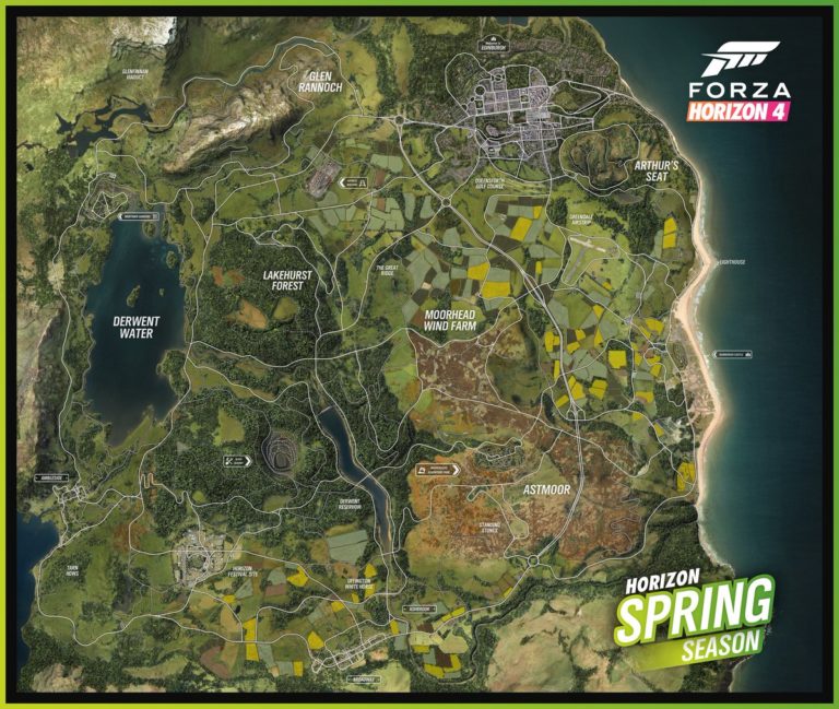Checkout Forza Horizon 4s Springtime Map And Tour The Streets Of Edinburgh Gtplanet 