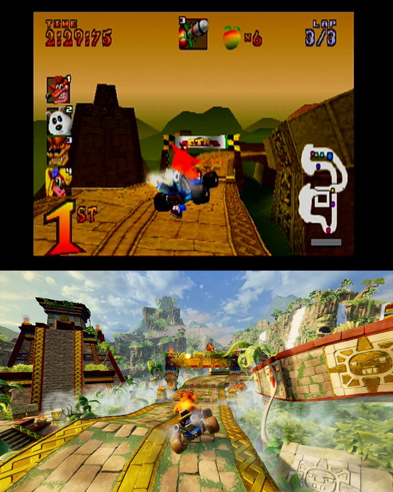 Crash Team Racing Nitro Fueled + Crash Bandicoot Trilogy PS4