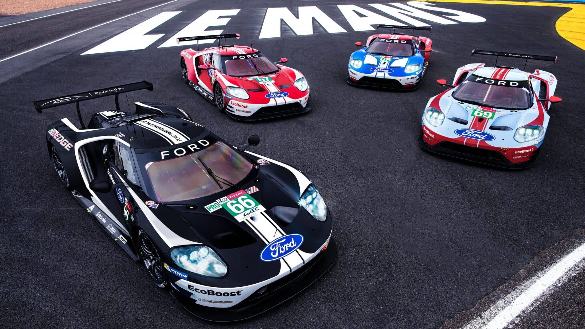 Ford Waves Goodbye To Le Mans With Four Retro Racing Liveries Gtplanet