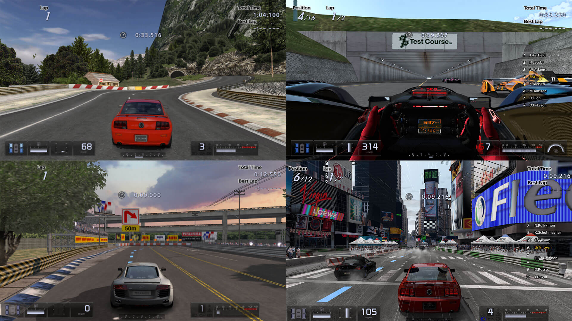 Gran Turismo 5 split open PS1 & PS2 era tracks in game and playable