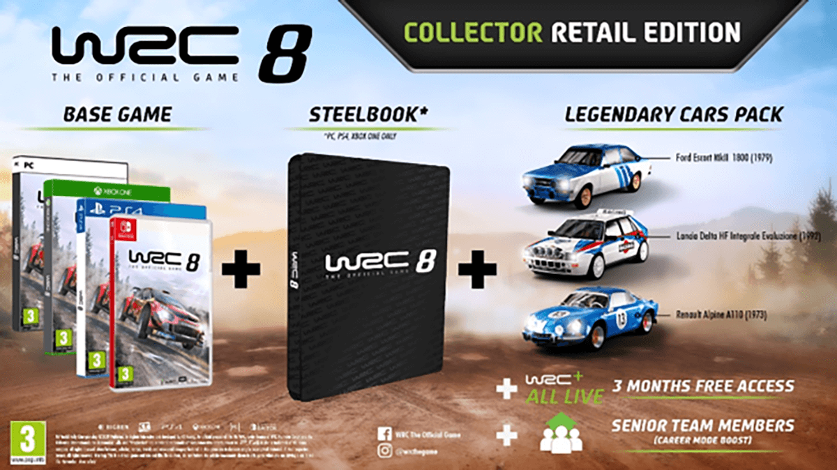 WRC 8 Pre-Order Bonuses and Special Revealed GTPlanet