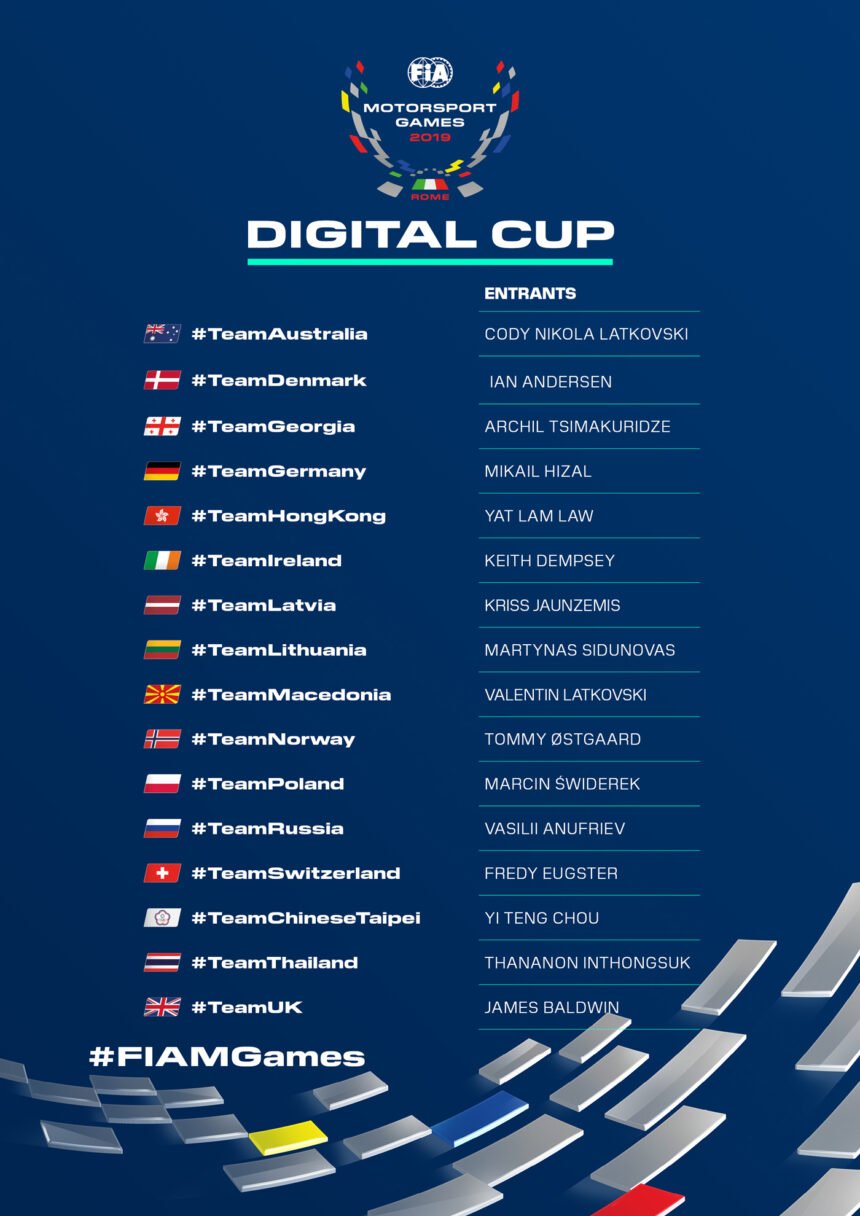 16 Drivers Announced for FIA Motorsport Games Digital Cup, Includes GT ...