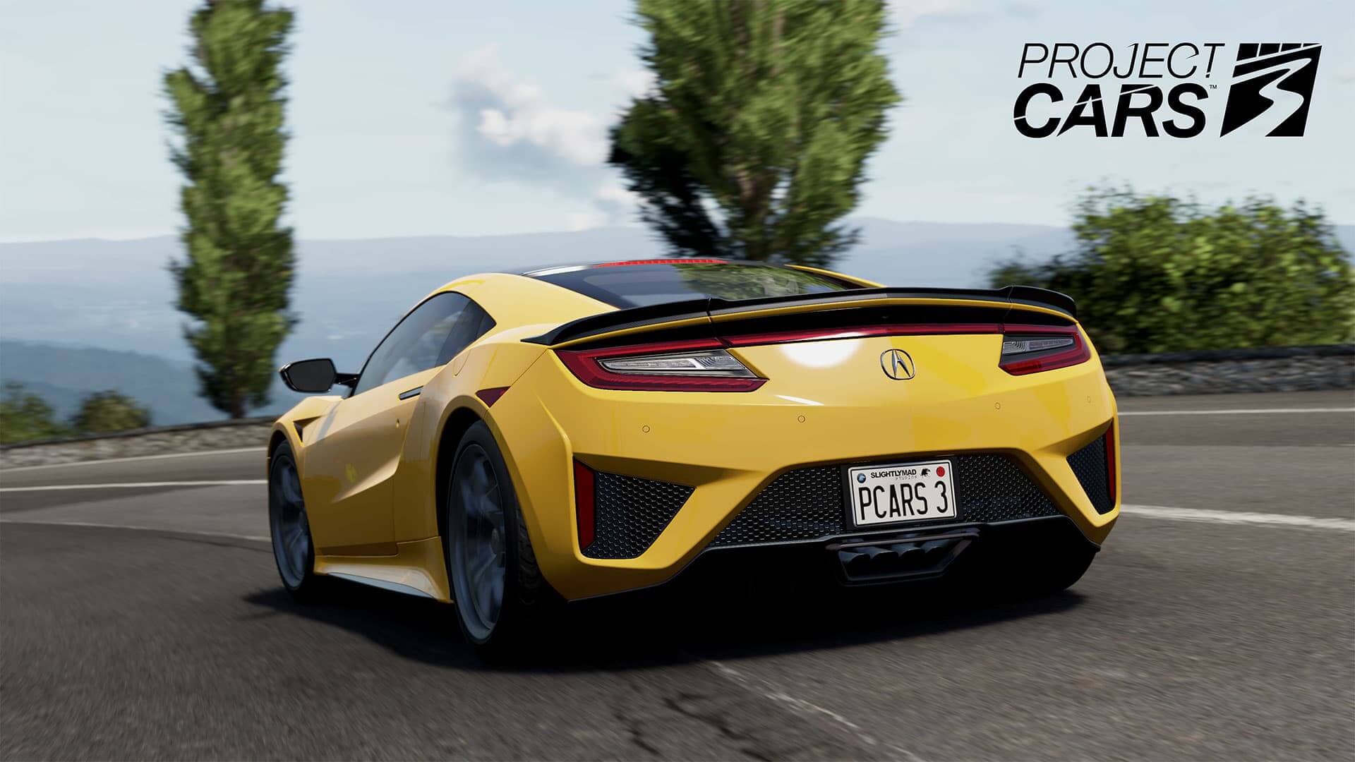 project cars 3 car and track list