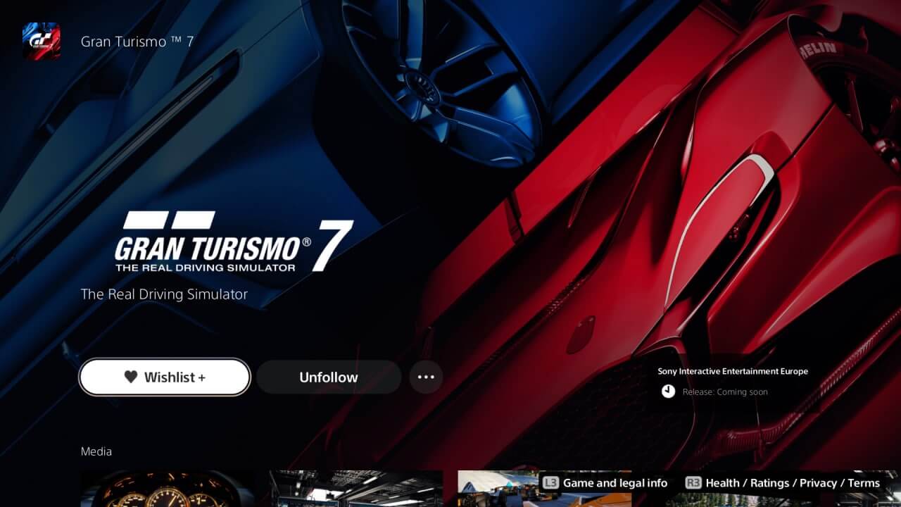 will gran turismo 7 be on ps4