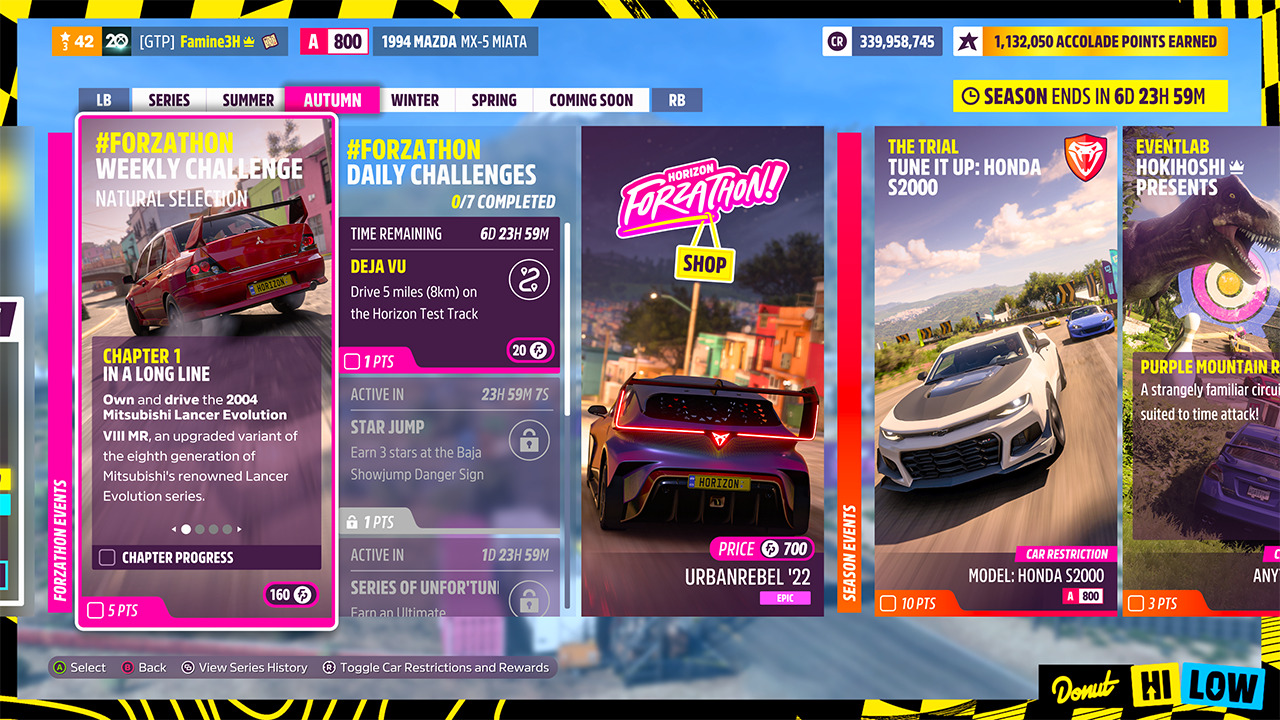 Forza Horizon 5 Season Change: Donut Pass Go – GTPlanet