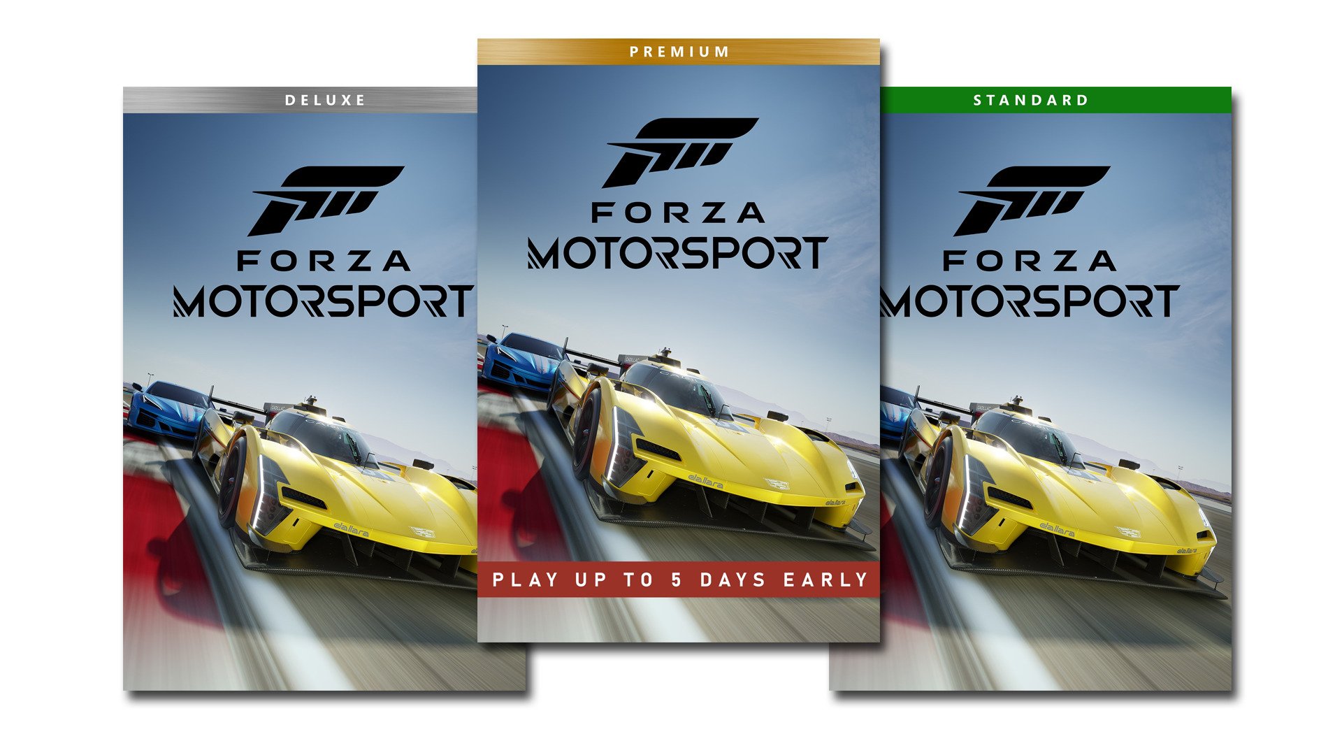 Forza Motorsport release time in early access, Game Pass and Steam